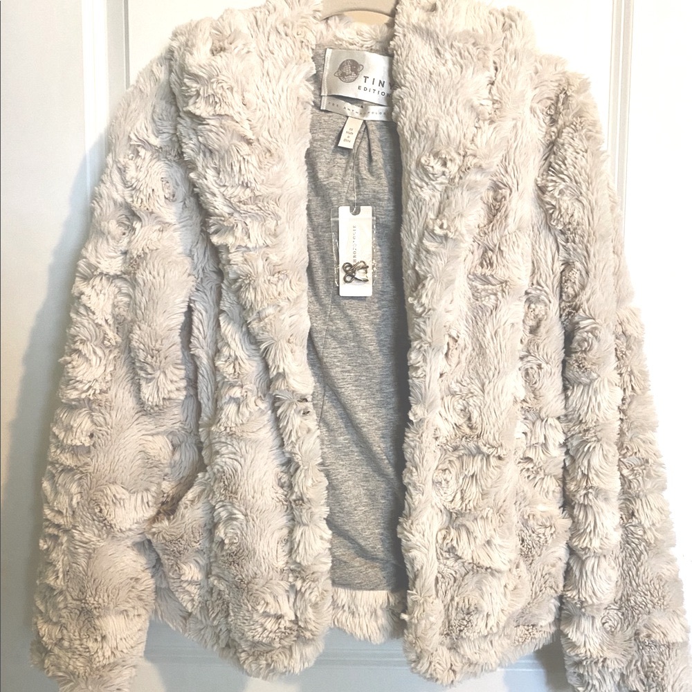 NWT Anthropologie Faux Fur Jacket XS